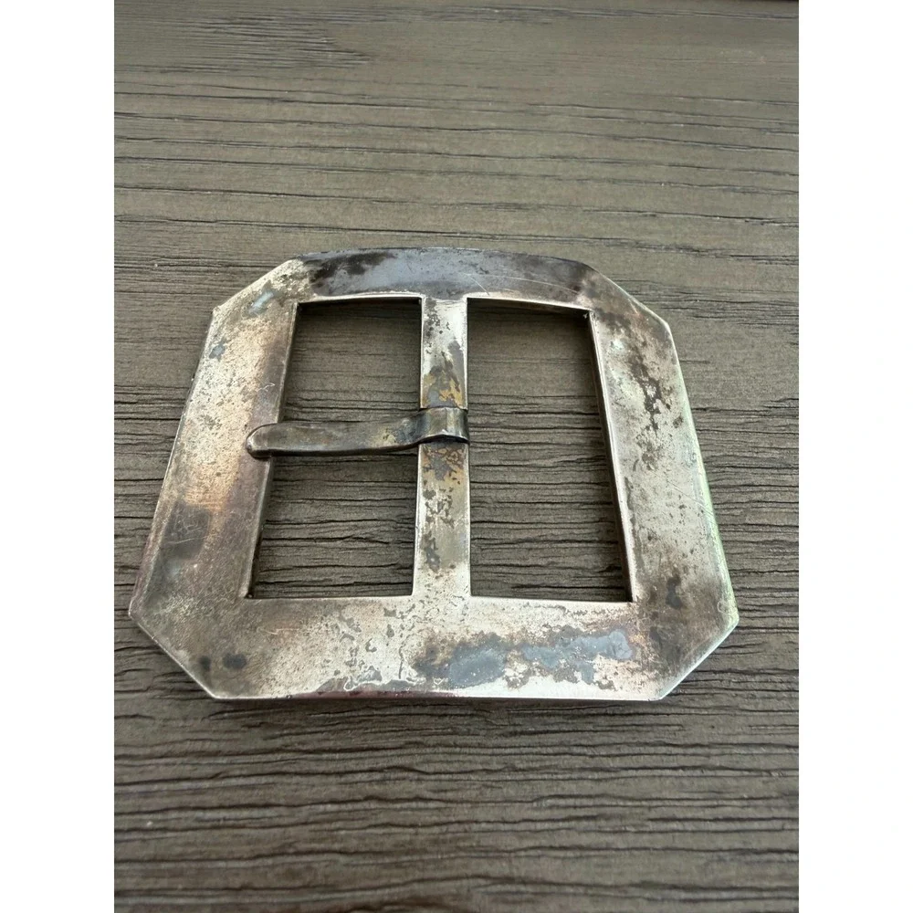 Vintage Sterling Belt Buckle by MOTA Tasco  Mexico Antonio Pineda 183 Eagle Mark